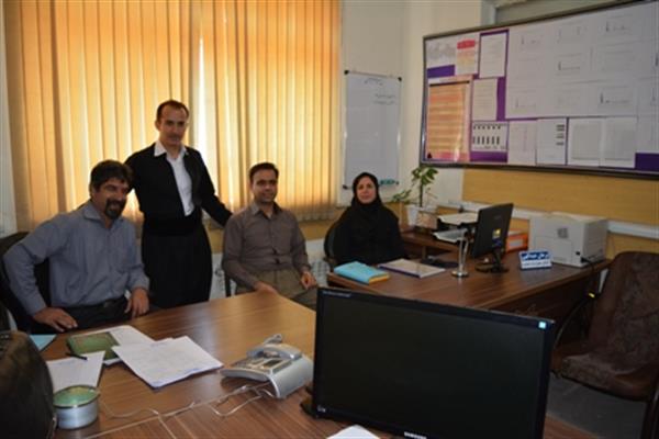 بازدیدکارشناس وزارت محترم بهداشت ودرمان ازشبکه بهداشت ودرمان جوانرود
