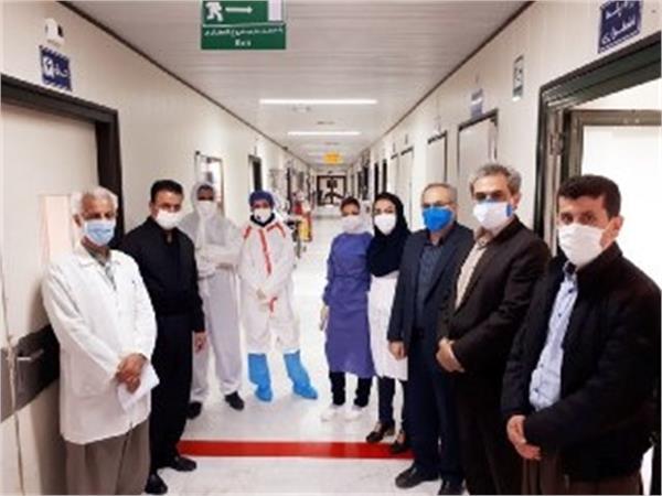 بازدید معاون درمان دانشگاه علوم پزشکی کرمانشاه از بیمارستان‌ جوانرود